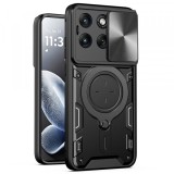 Husa pentru Motorola Edge 70 Fusion, Techsuit, CamGuard Pro, Neagra