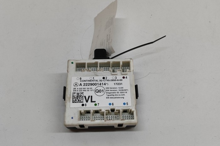 Modul de control ușă st&acirc;nga față MERCEDES-BENZ C Coupe C205 2017 OEM: A2229001414,A2229015403,A2229023213,A2C7452850800 | 32031422