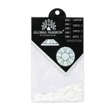 Cumpara ieftin Decor pentru unghii, Swarovski, Romburi 3D, Global Fashion, argintii, set 1440 bucati