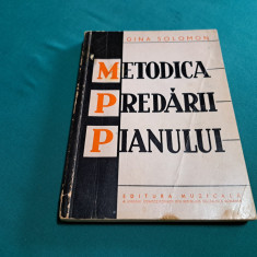 METODICA PREDĂRII PIANULUI / GINA SOLOMON / 1966 *