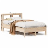 Cumpara ieftin Cadru de pat fara saltea, 75x190 cm, lemn masiv de pin