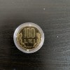 Moneda 100 Lei 1993 Mihai Viteazul, Placată Aur, Rom&acirc;nia, UNC, 8.6g, Numismatică