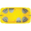 Doza gips carton Bticino PB504N, incastrata, modulara, 4 module, 132.5 x 71 x 52 mm