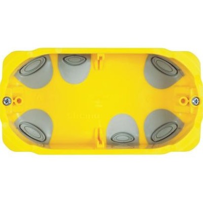 Doza gips carton Bticino PB504N, incastrata, modulara, 4 module, 132.5 x 71 x 52 mm foto