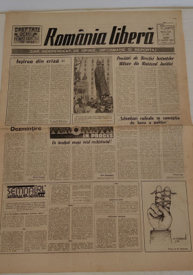 Rom&amp;acirc;nia Liberă (6 martie 1990) serie nouă nr. 62 foto