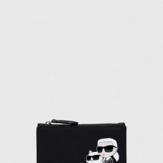 Karl Lagerfeld portofel femei, culoarea negru