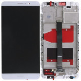 Capac frontal modul display Huawei Mate 9 + LCD + digitizer alb