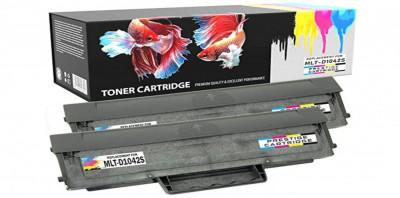 Cartus toner PRESTIGE MLT-D1042S compatibil pentru Samsung SCX-3200 SCX-3201 SCX-3205 SCX-3205W ML-1660 ML-1665 ML-1860 ML-1865, Pachet de 2, Negru - foto