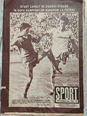 Revista SPORT nr. 9 -Septembrie 1987 - CSM Suceava foto