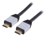 Cablu HDMI Textil Negru 3m