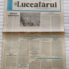 Ziarul LUCEAFĂRUL (16 ianuarie 1988) Nr. 3
