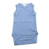 Maiou Body Rib, 0-3 luni, Bleu, Baltic Bebe