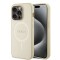 Husa pentru iPhone 15 Pro Max - Guess Saffiano MagSafe (GUHMP15XPSAHMCB) - Gold