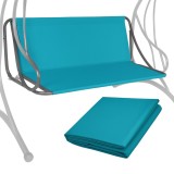 Husa din panza pentru leagan de gradina mare, sezut si spatar, 130x100cm, turcoaz Household NewTrend