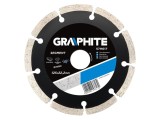 Disc diamantat GRAPHITE 125mm 22,2mm 2,2mm cod 57H617 - tăiere precisă