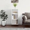 Gossi servanta, alb, 34,5x32,5x90 cm, lemn prelucrat