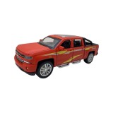 Macheta replica Chevrolet Silverado rosu cu sunete si lumini