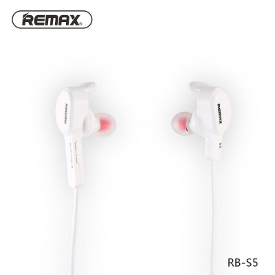 Handsfree Casti Bluetooth Remax SPORTY RB-S5, Mutipoint, Alb foto