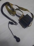 Difuzor militar pt masca de gaze amplificator voce,vechi,colectie,comunicator Militar masca de gaze se poate comunica fara a da masca jos