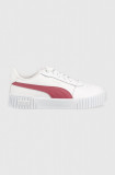 Puma sneakers Carina 2.0 culoarea alb 385849