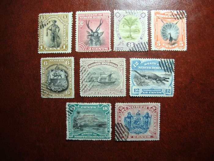 NORTH BORNEO 1894 SERIE