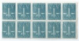 *Romania, lot 1098 cu 10 timbre fiscale judiciare, 1947, MLH