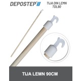 Tija fixa din lemn Depostep TDL90
