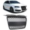 Grila sport fara emblema Audi A3 8P RS Style negru mat NOU