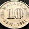 Moneda 10 SEN - MALAEZIA, anul 1981 *cod 5304 = UNC