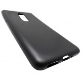 Husa silicon neagra (aspect metalic) pentru Nokia 5 2017