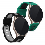 Cumpara ieftin Set 2 curele pentru Huami Amazfit GTR (47mm)/Amazfit GTS 2/Amazfit GTR 3, Kwmobile, Multicolor, Silicon, 57431.02