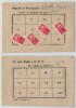 Romania, Tichet de cotizatii Crucea Rosie a R.P.R., 1958