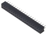 Soclu pini mamă 2mm 40 THT pentru PCB