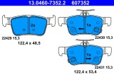 ATE 13.0460-7352.2 set placute frana,frana disc