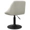 Scaun de bar, crem, catifea - 4