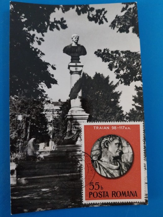 CPIB 23340 CARTE POSTALA - TURNU SEVERIN. STATUIA LUI TRAIAN, NECIRCULATA