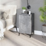 VidaXL Noptieră, gri beton, 40x35x70 cm, lemn prelucrat