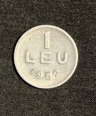 Moneda 1 leu 1952 ROR