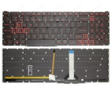 Tastatura Laptop Gaming, Acer, Predator Helios Neo 16 PHN16-72, N23C12, iluminata rosie, layout US