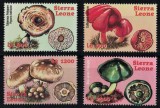SIERRA LEONE 2000 - Ciuperci / serie completa MNH (cota Michel 12&euro;)