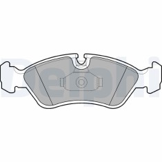 DELPHI LP1605 set placute frana,frana disc foto