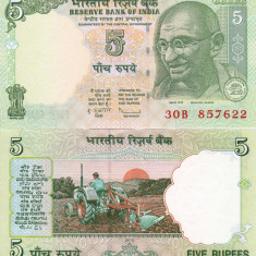 INDIA 5 rupees 2010 UNC!!!