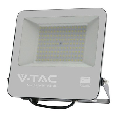 Reflector led smd 100w 4000k ip65 cablu 1m cip samsung - negru/gri foto