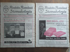 REVISTA ROMANA DE STOMATOLOGIE, 1937, COLECTIE COMPLECTA,6 NUMERE foto
