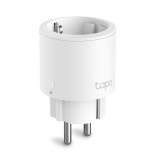 PRIZA inteligenta TP-LINK design compact, Schuko x 1, cu monitorizarea energiei, conectare prin Schuko (T), 16 A, programare prin smartph, BT, WiFi, a