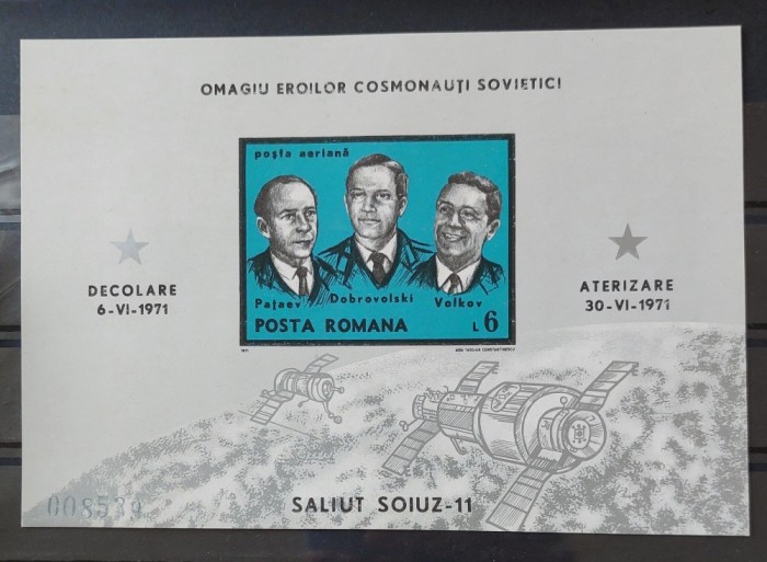 Romania 1971 - Colita Soiuz MNH