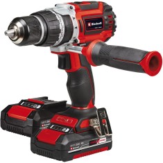 Masina de gaurit/insurubat (bormasina) cu percutie pe acumulator Einhell Professional TP-CD 18/60 Li-i BL +39 PXC, 18 V, set de 39 de biti, 2 acumulat