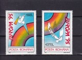 ROMANIA 1995 LP 1377 EUROPA 95 PRIETENIE SI LIBERTATE SERIE MNH, Nestampilat