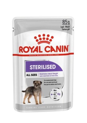 Royal Canin Sterilised Adult hrana umeda caine sterilizat (pate), 85 g foto