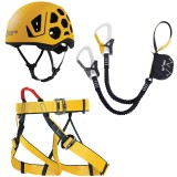 Set Via Ferrata Singing Rock Packet Ferrata L: Ham Top, Lonja Phario Palm, Casca Hex (55-61cm), Alpinism, Catarare